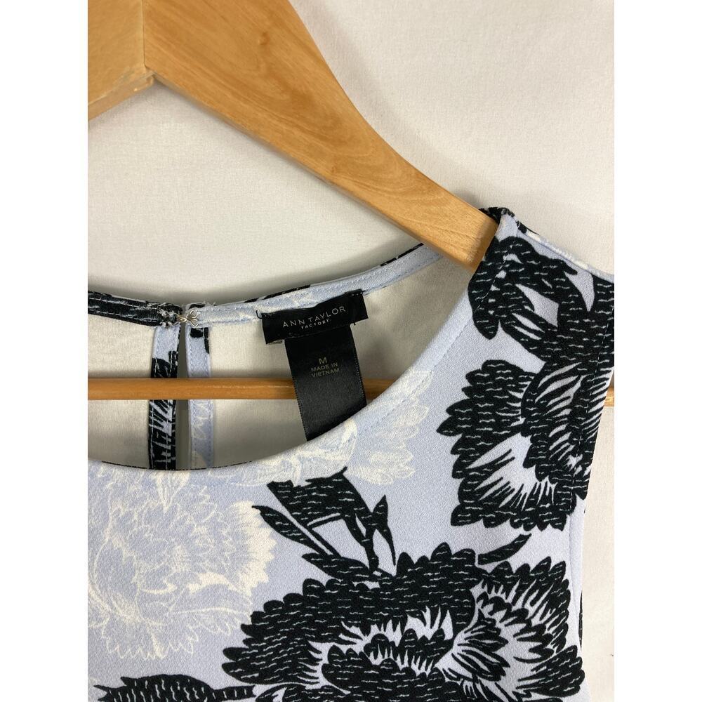 Ann Taylor Floral Print Boxy Tank Size Medium - Picture 2 of 4